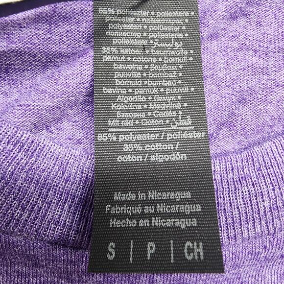 Gildan Shirt Mens S Heathered Purple Crew Neck Nuts Electrician Funny Engineer - Picture 5 of 9